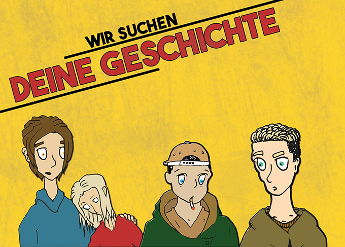 Flyer Geschichte Vorderseite